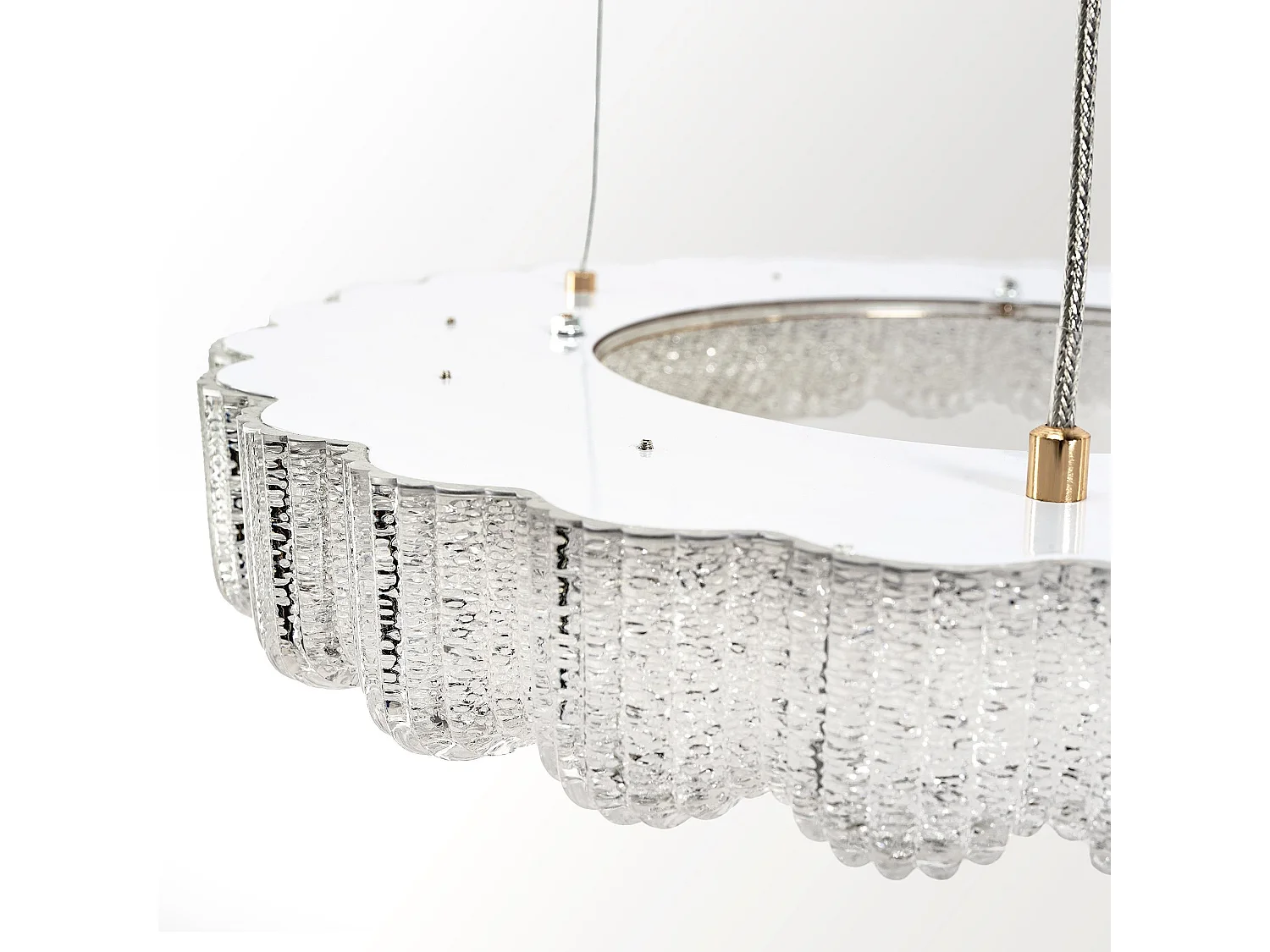 Lampe Suspendue Led Toolight Ms019-Cp Rose Gold 60Cm