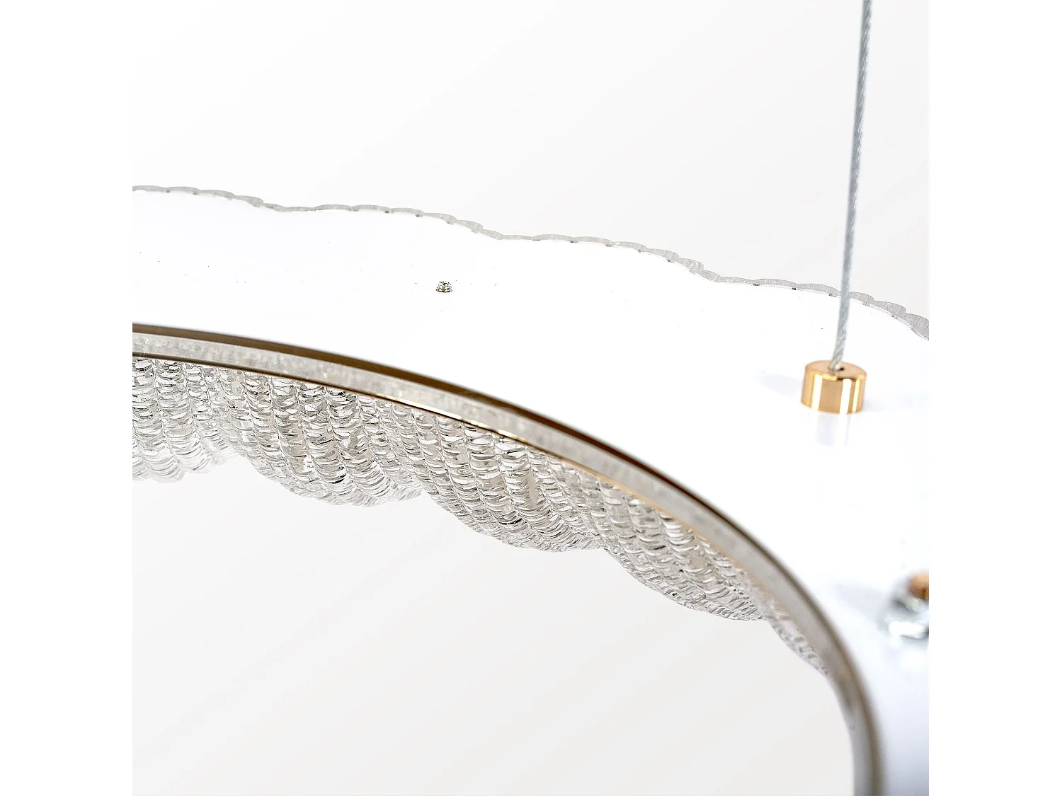 Lampe Suspendue Led Toolight Ms019-Cp Rose Gold 60Cm