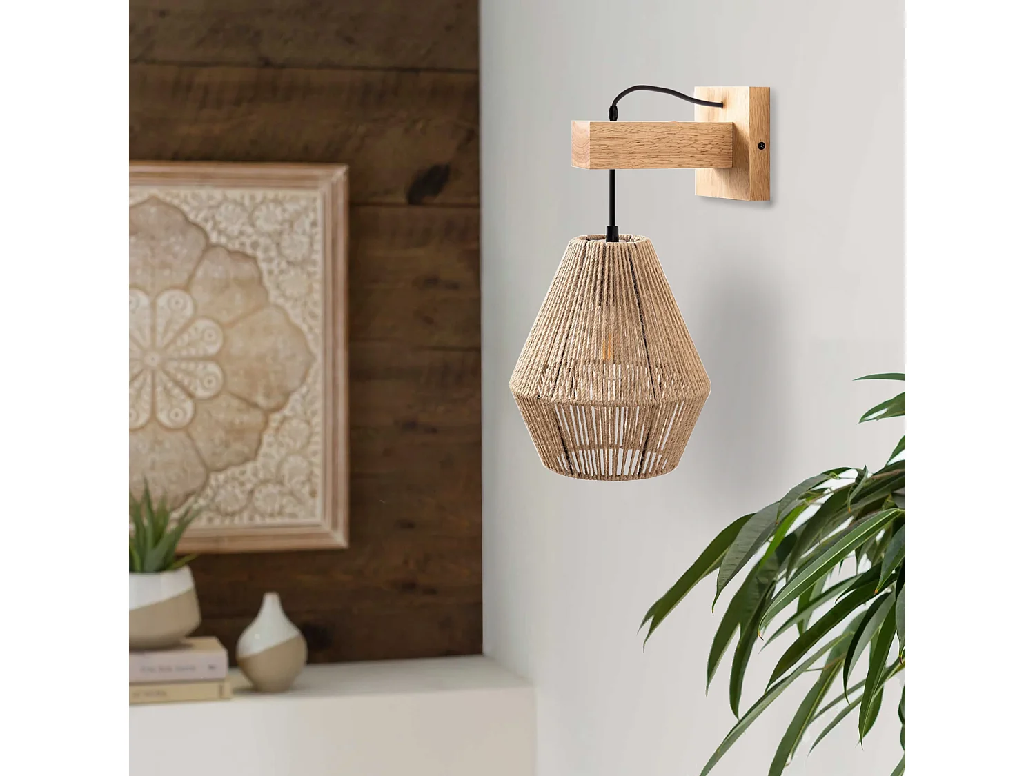 Lampe Suspendue Toolight App1149-1W Brown