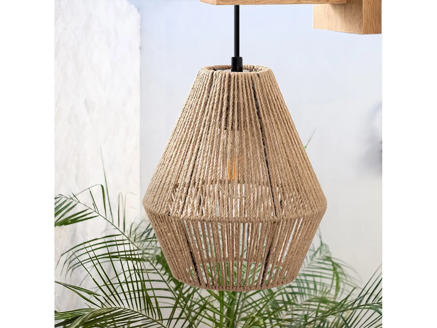 Lampe Suspendue Toolight App1149-1W Brown