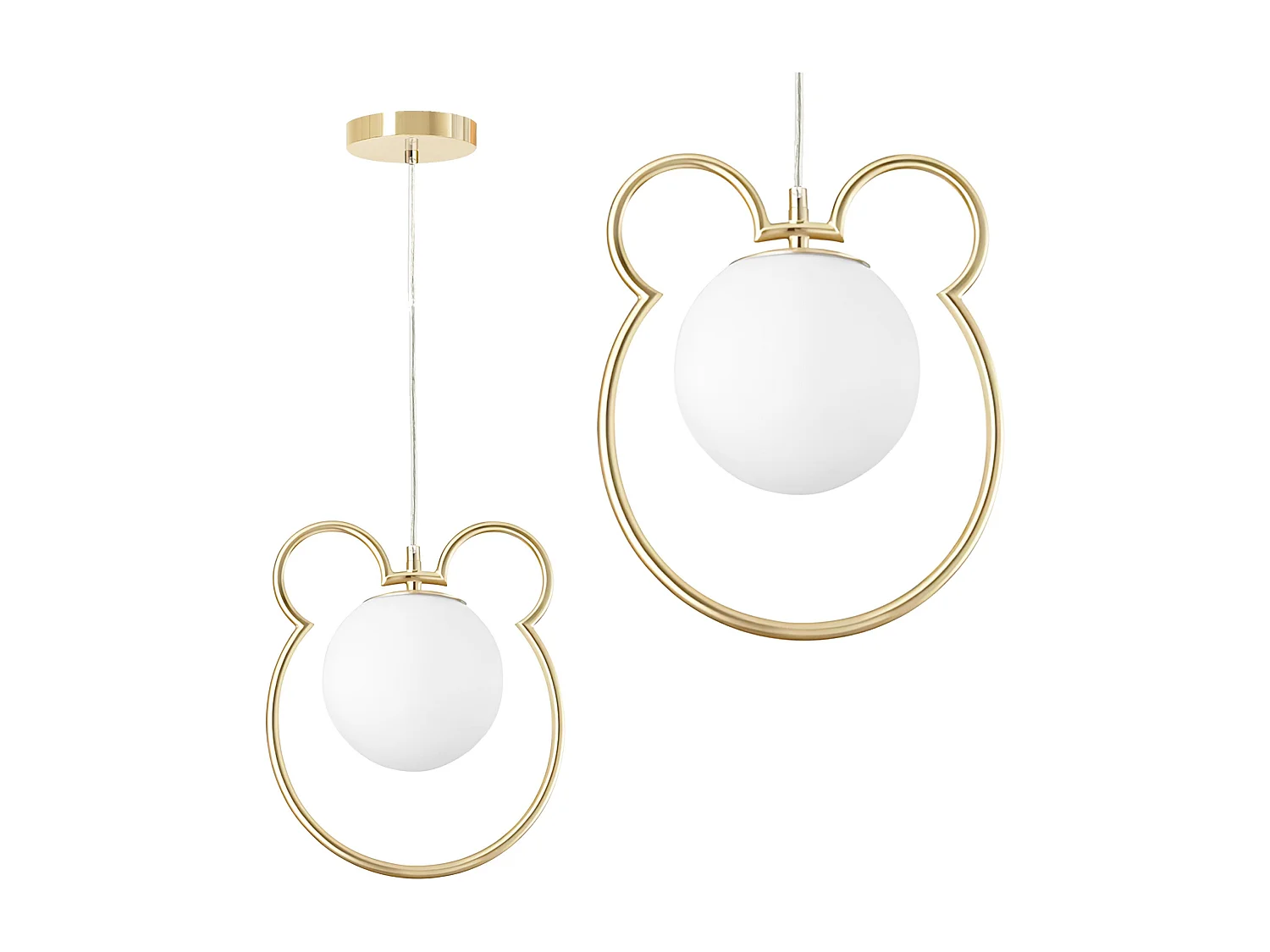 Hängelampe Toolight G105-1W Gold White