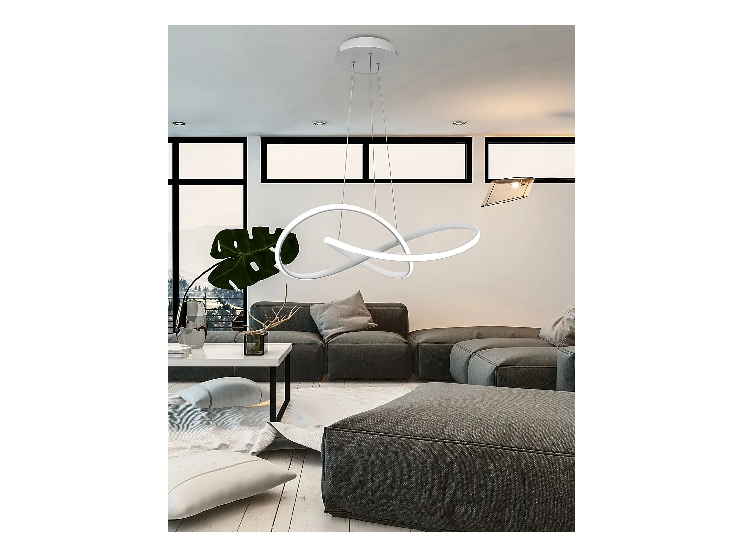 Lampe Suspendue Toolight App396-Cp White