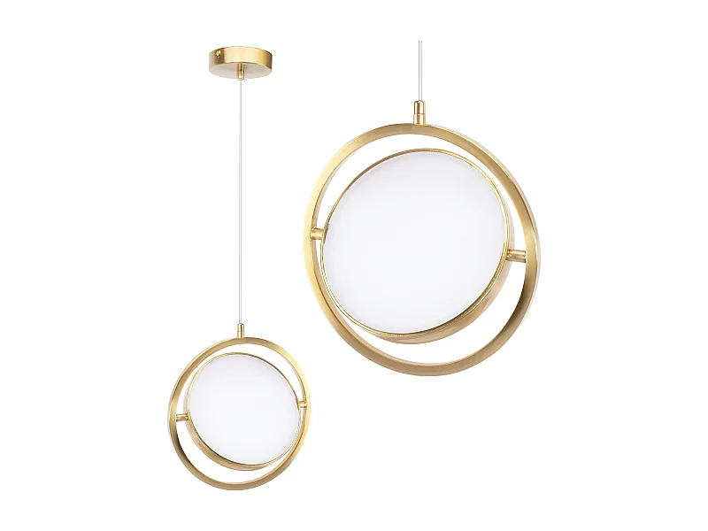 Lampe Suspendue Led Toolight App1791-Cp Brush Gold