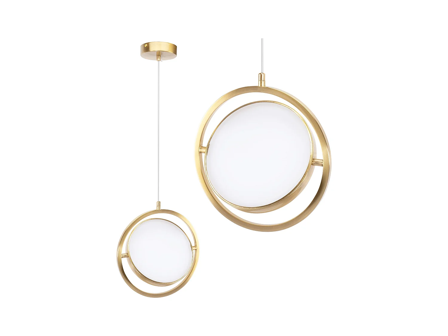 Lampe Suspendue Led Toolight App1791-Cp Brush Gold