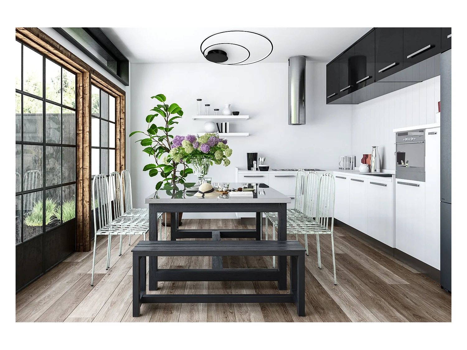 Lampe Led Toolight App802-C Black