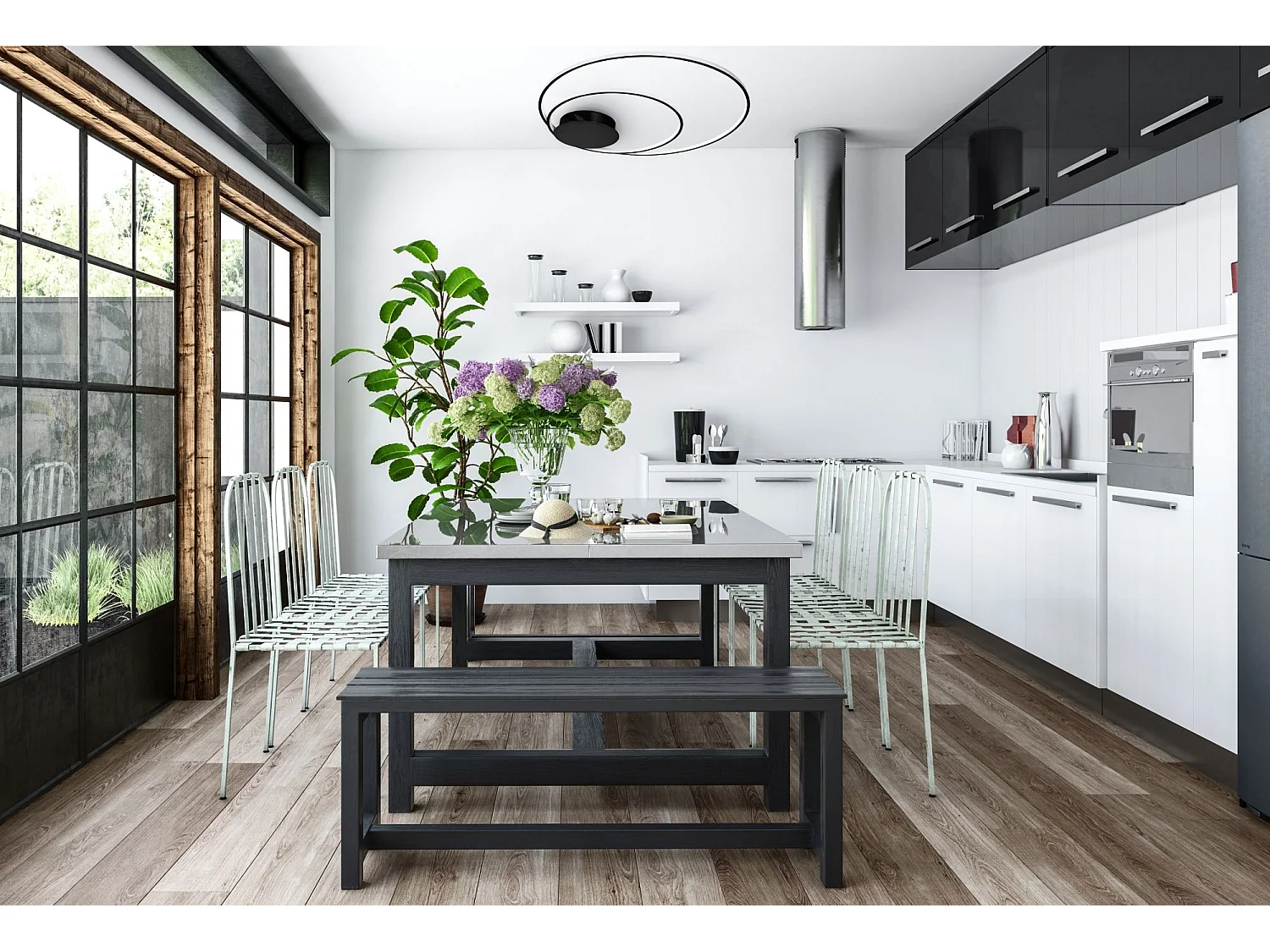 Lampe Led Toolight App802-C Black