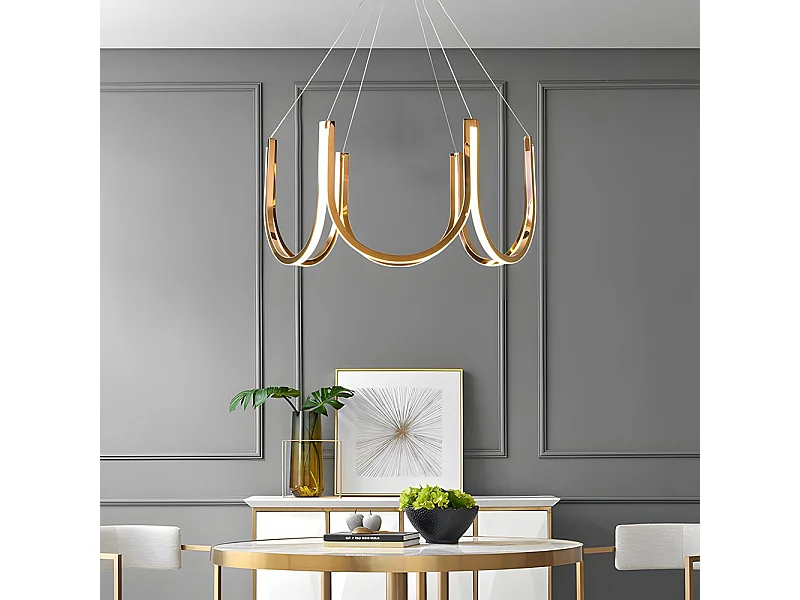 Lampe Suspendue Led Toolight App1749-Cp Gold