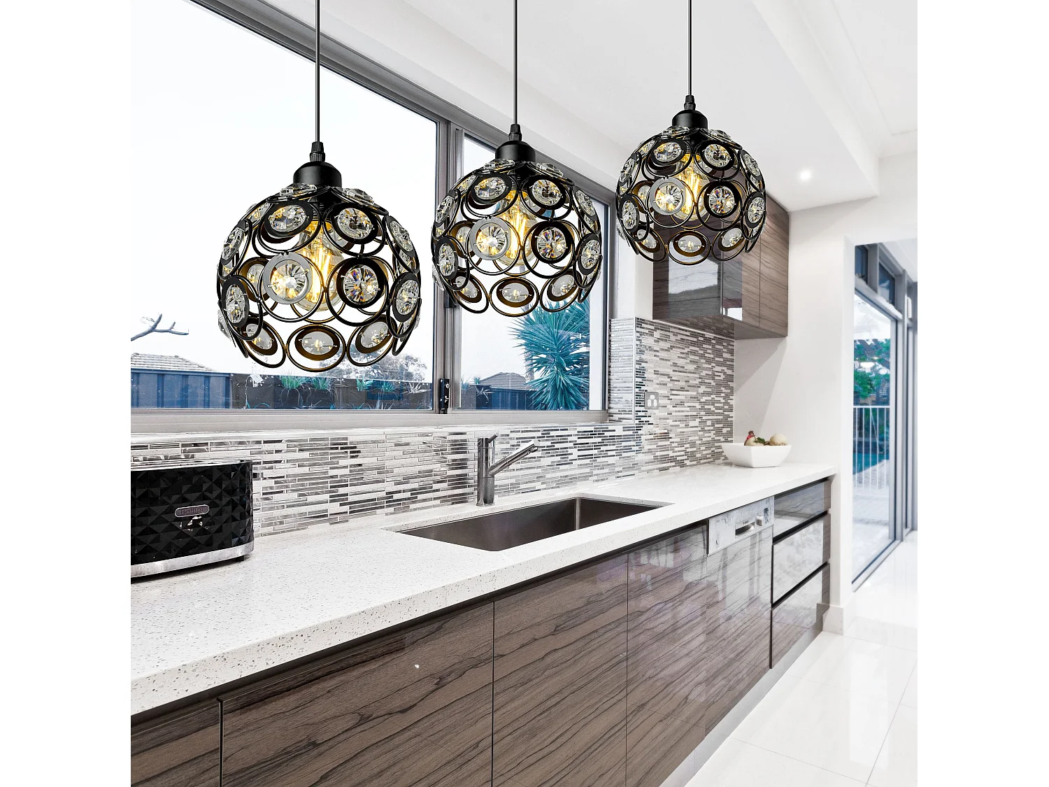 Hanglamp Toolight App203 Black