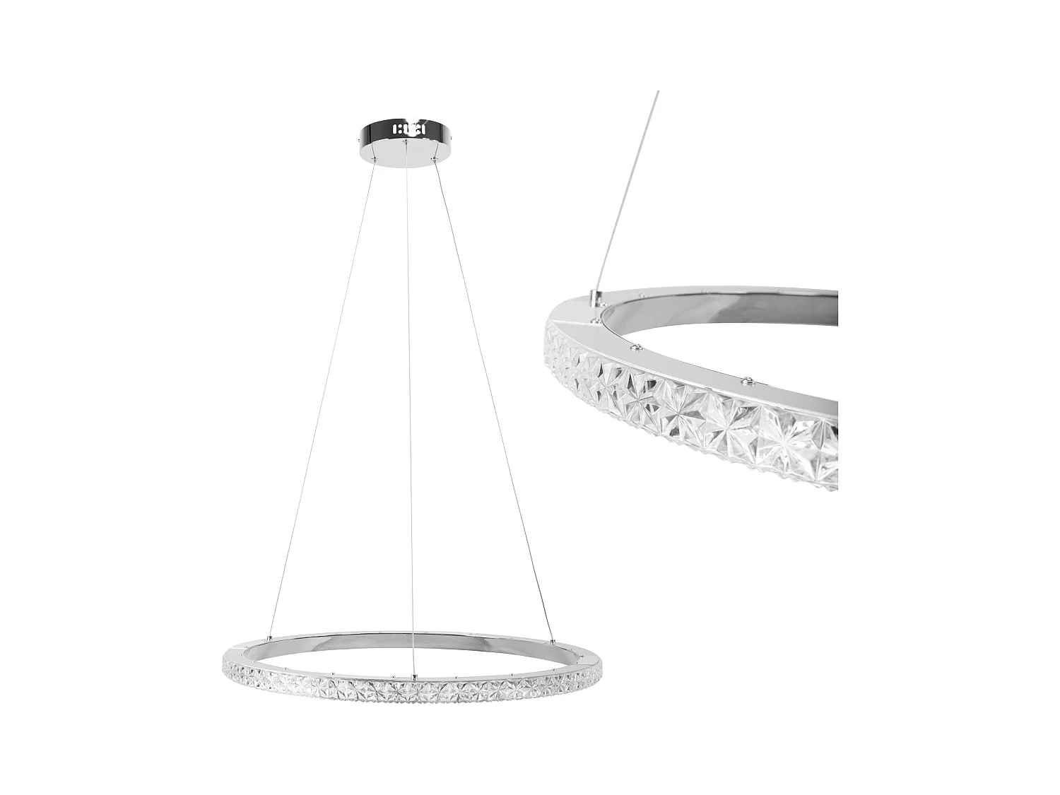 Lampe Suspendue Led Toolight Ms010-Cp Chrome