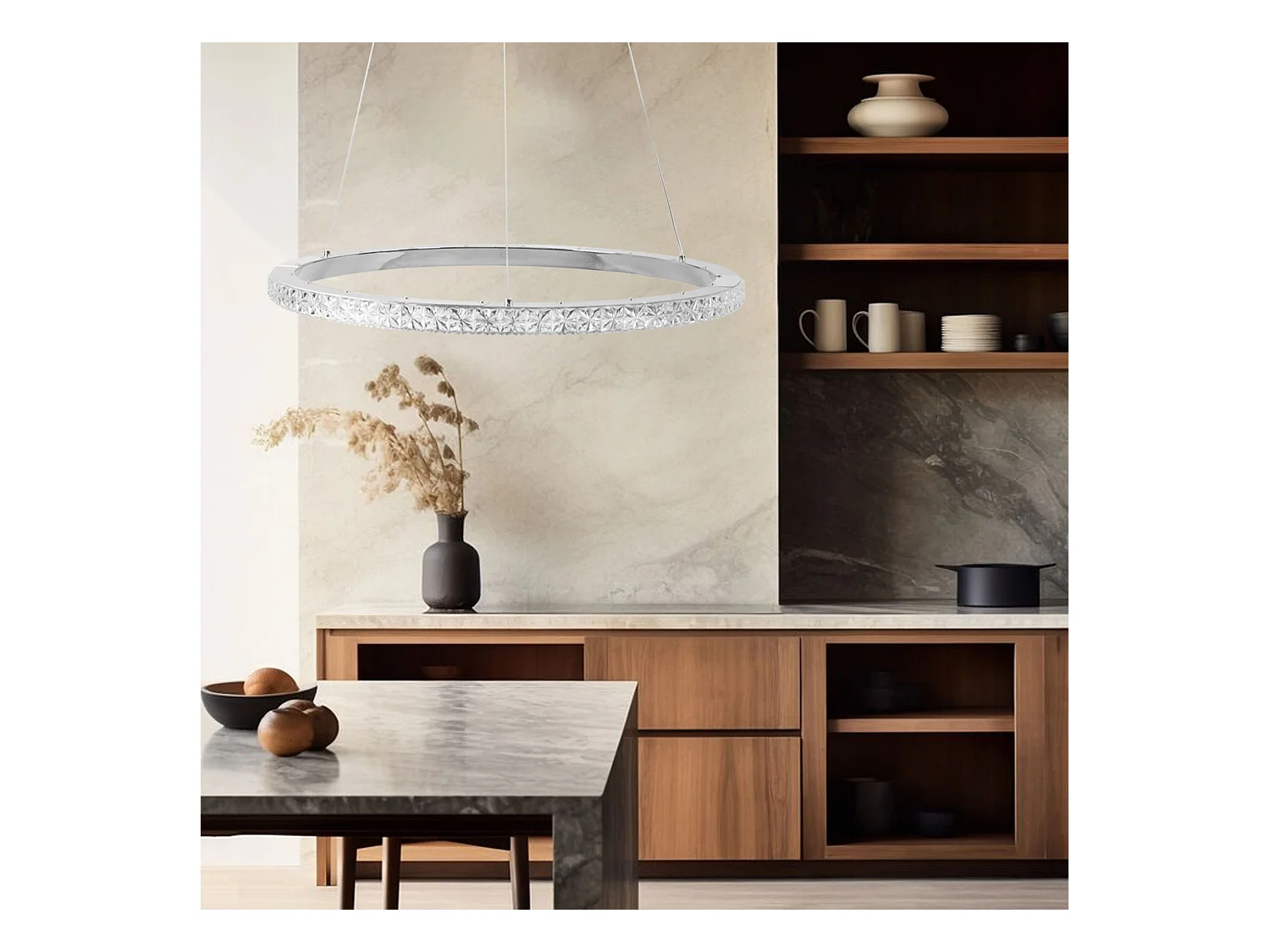 Lampe Suspendue Led Toolight Ms010-Cp Chrome