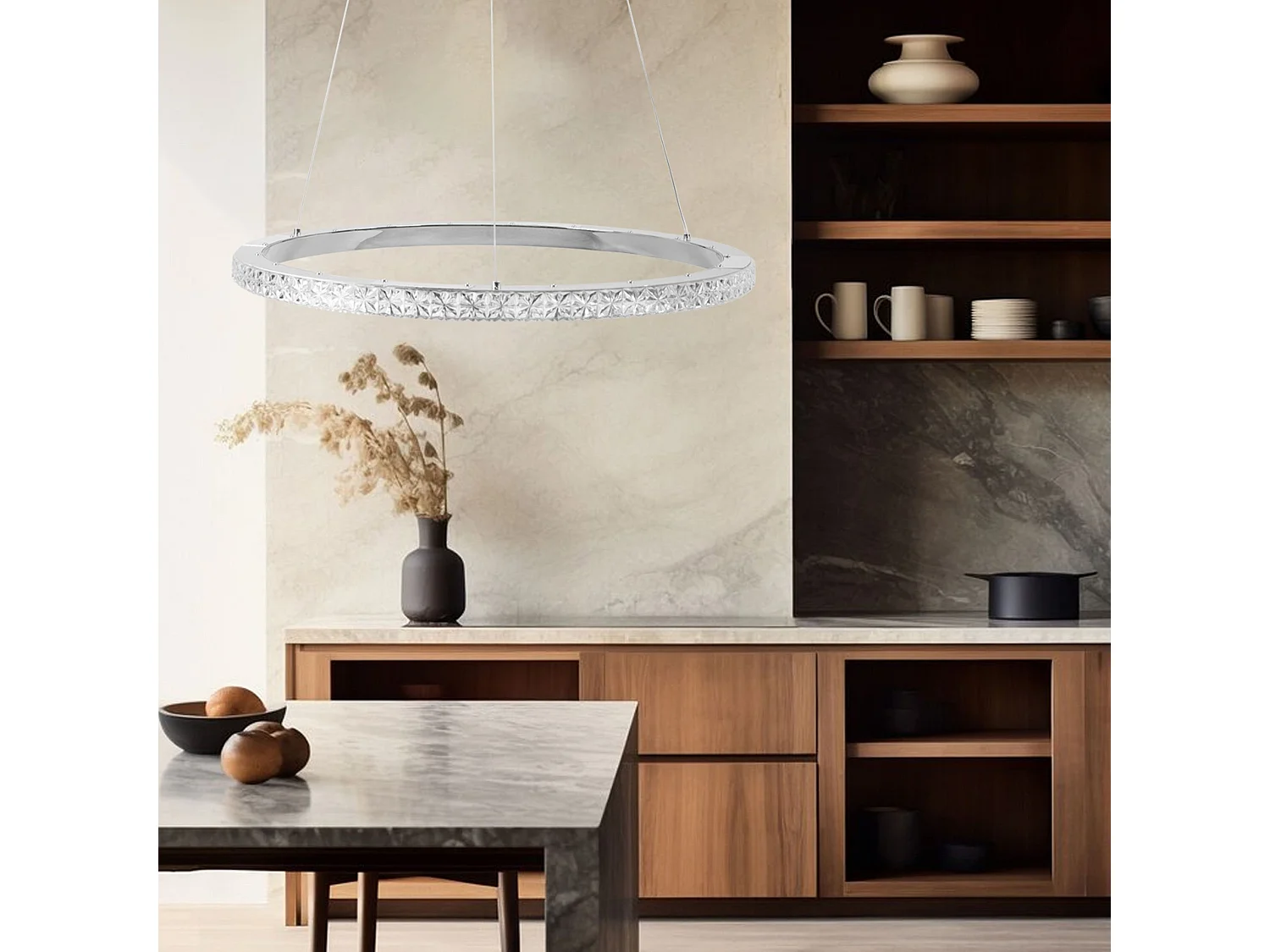 Lampe Suspendue Led Toolight Ms010-Cp Chrome