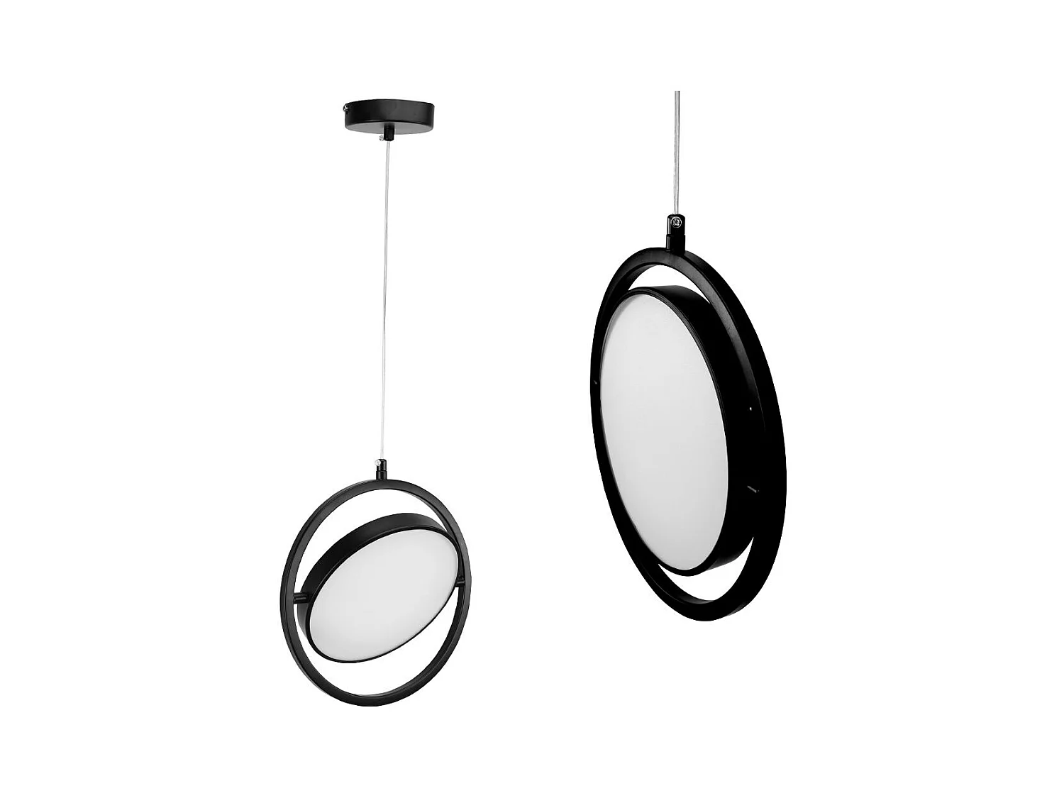 Lampe Suspendue Led Toolight App1790-Cp Black