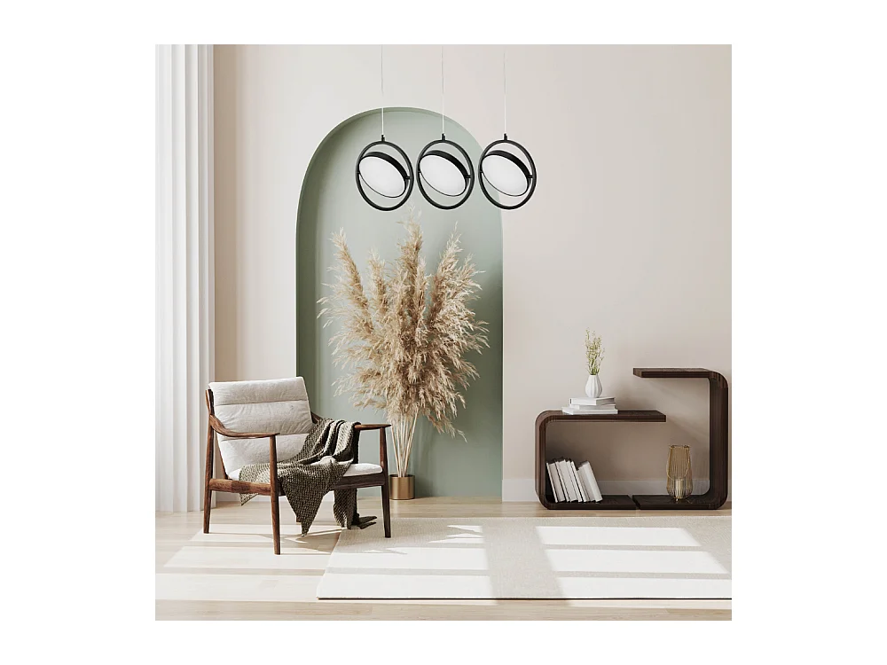 Lampe Suspendue Led Toolight App1790-Cp Black