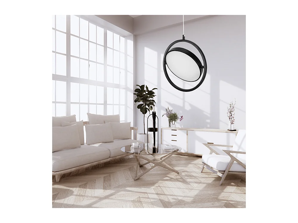 Lampe Suspendue Led Toolight App1790-Cp Black