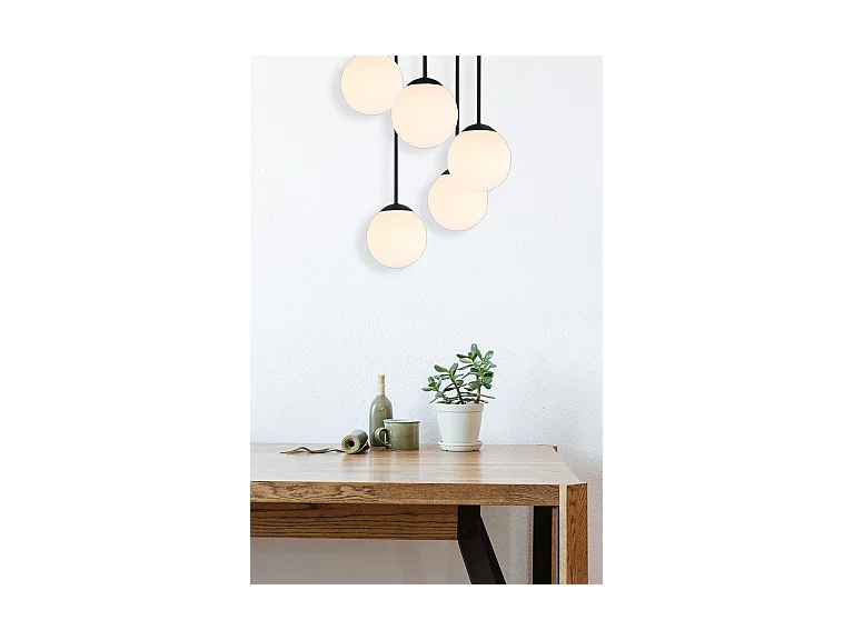 Lampe Suspendue Toolight App1816-5Cpr Black White