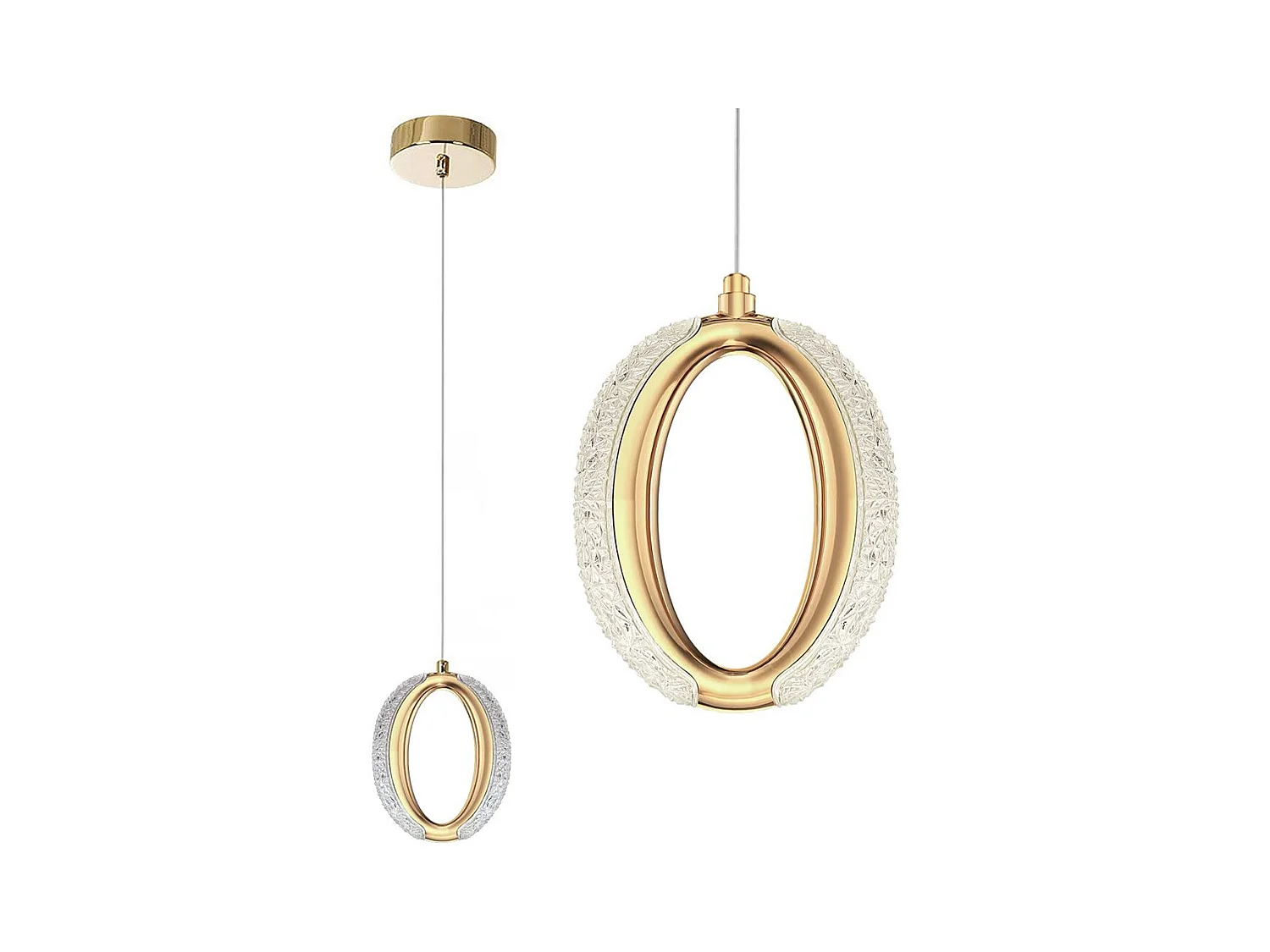 Lampe Suspendue Toolight G114-1Cp Gold