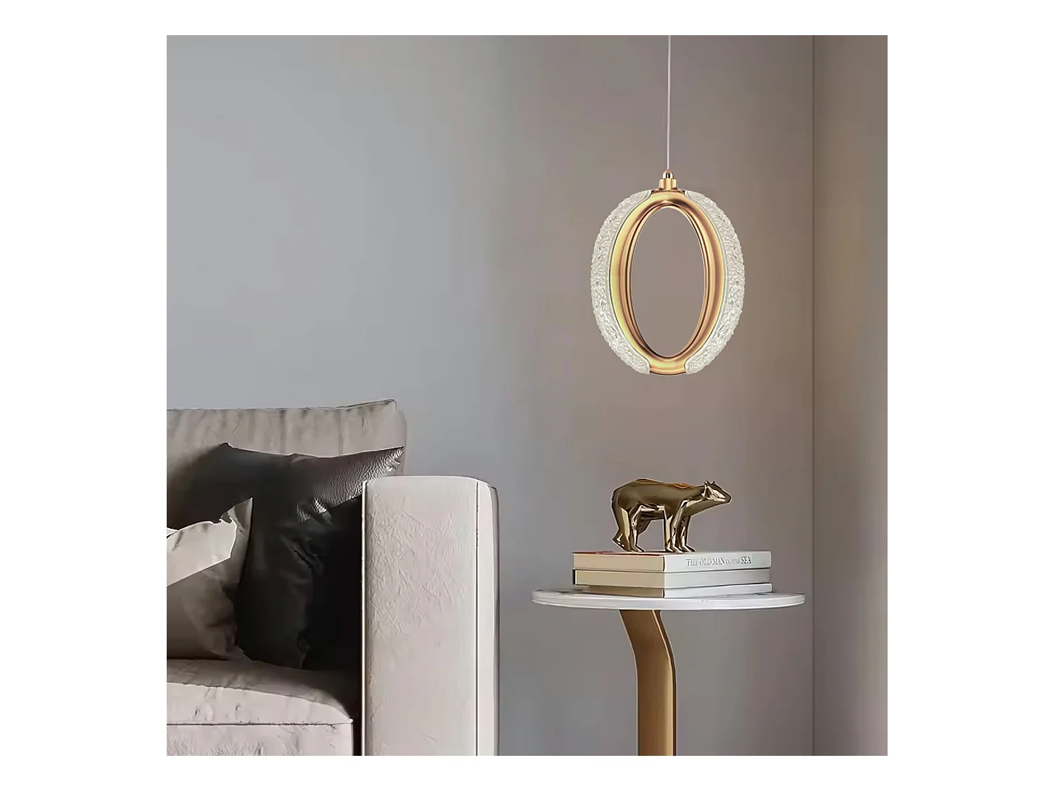 Lampe Suspendue Toolight G114-1Cp Gold