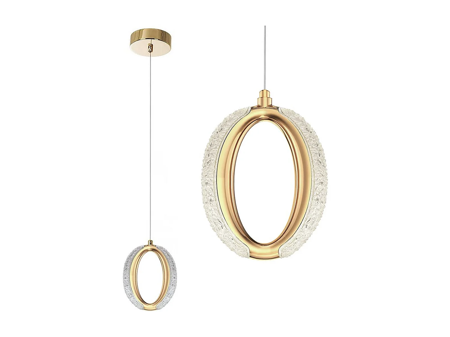 Hanglamp Toolight G114-1Cp Gold