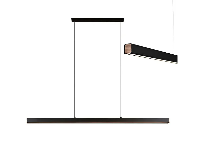 Candeeiro Suspenso Led Toolight App1448-Cp Black 100Cm