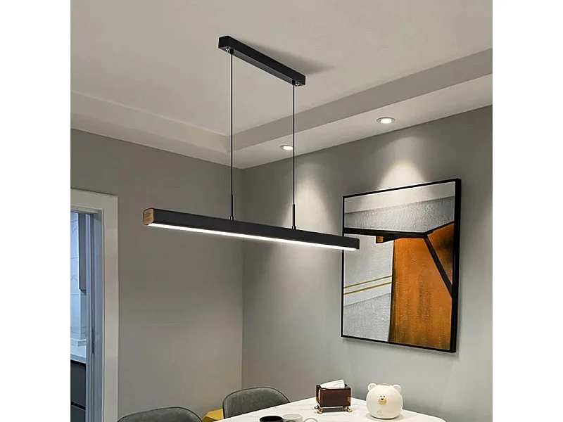 Candeeiro Suspenso Led Toolight App1448-Cp Black 100Cm