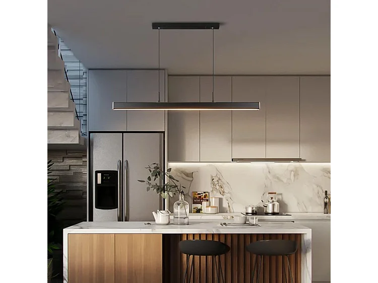 Candeeiro Suspenso Led Toolight App1448-Cp Black 100Cm