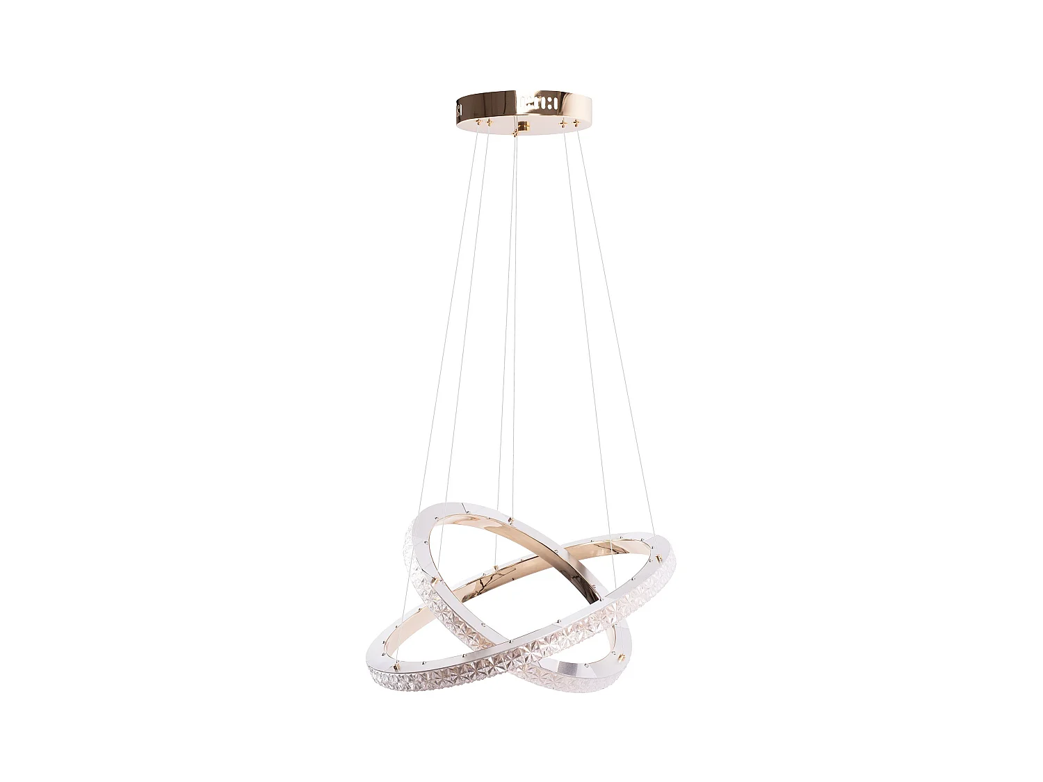 Candeeiro Suspenso Led Toolight Ms011-Cp Rose Gold 59Cm
