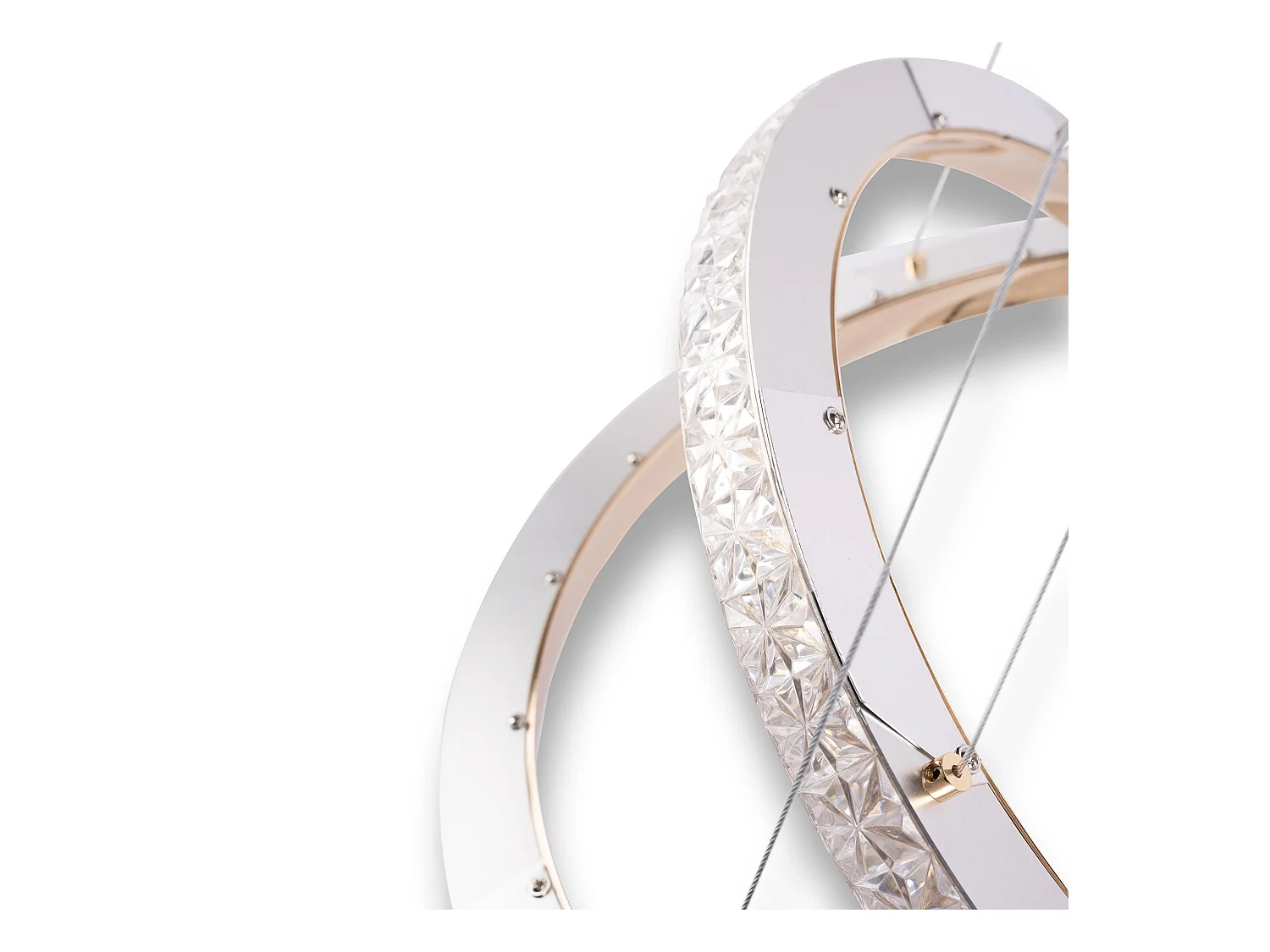 Candeeiro Suspenso Led Toolight Ms011-Cp Rose Gold 59Cm