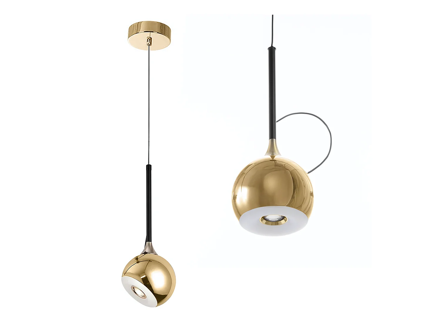 Lampe Suspendue Led Toolight G086-1Cp Gold