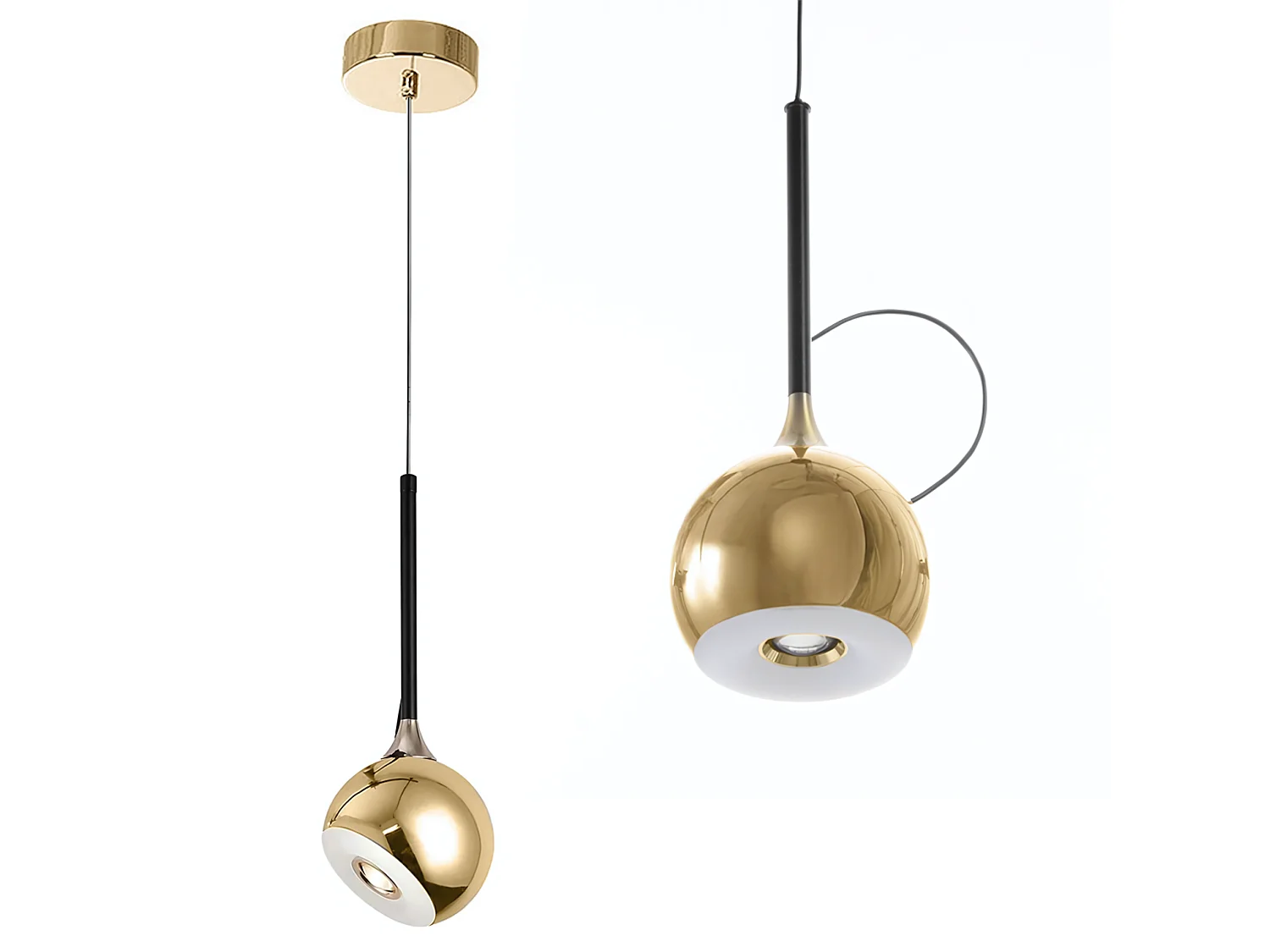 Lampe Suspendue Led Toolight G086-1Cp Gold