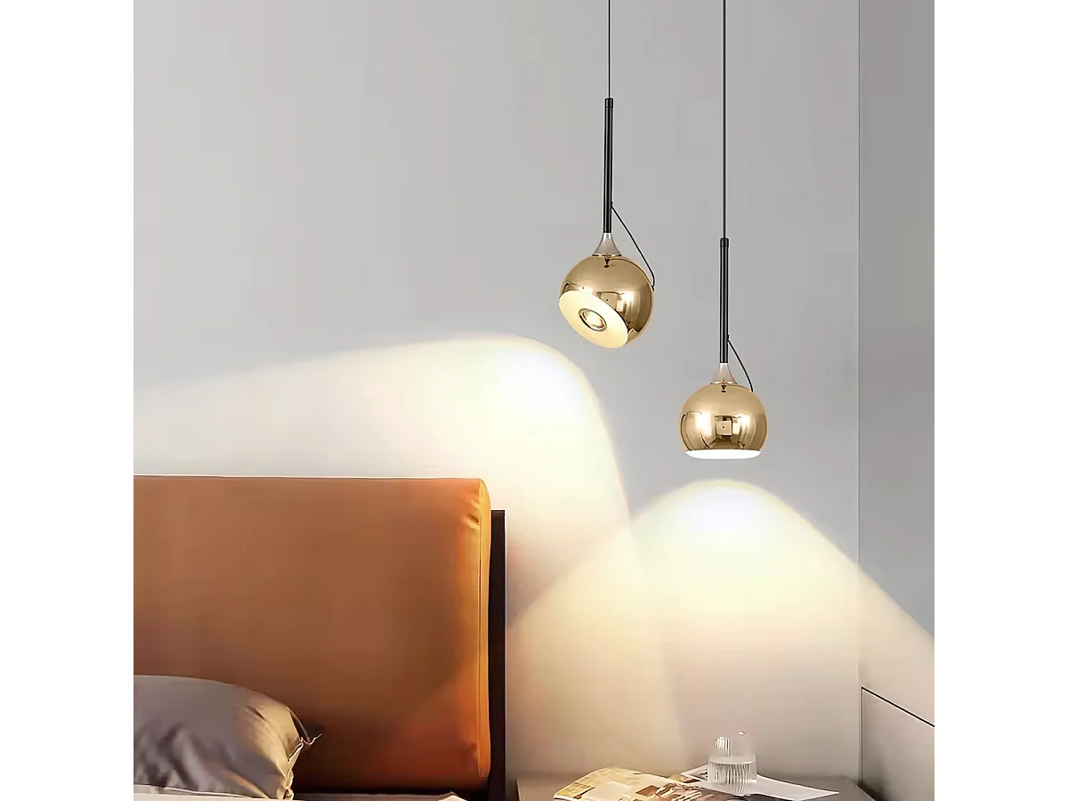 Lampe Suspendue Led Toolight G086-1Cp Gold