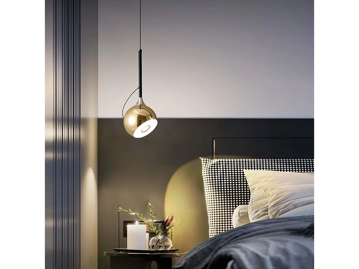 Lampe Suspendue Led Toolight G086-1Cp Gold