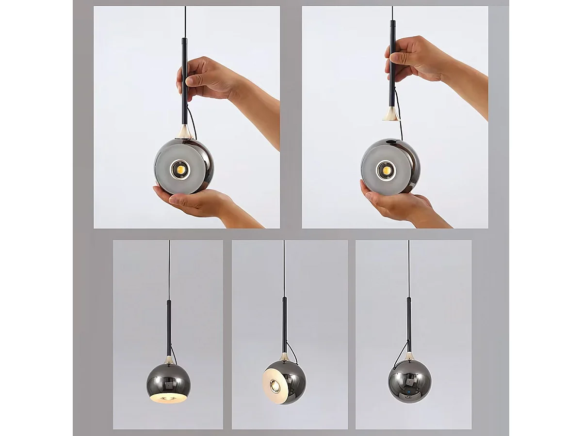 Lampe Suspendue Led Toolight G086-1Cp Gold