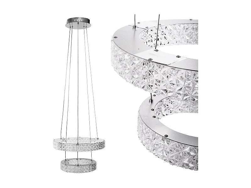 Lampe Suspendue Led Toolight Ms006-Cp Chrome