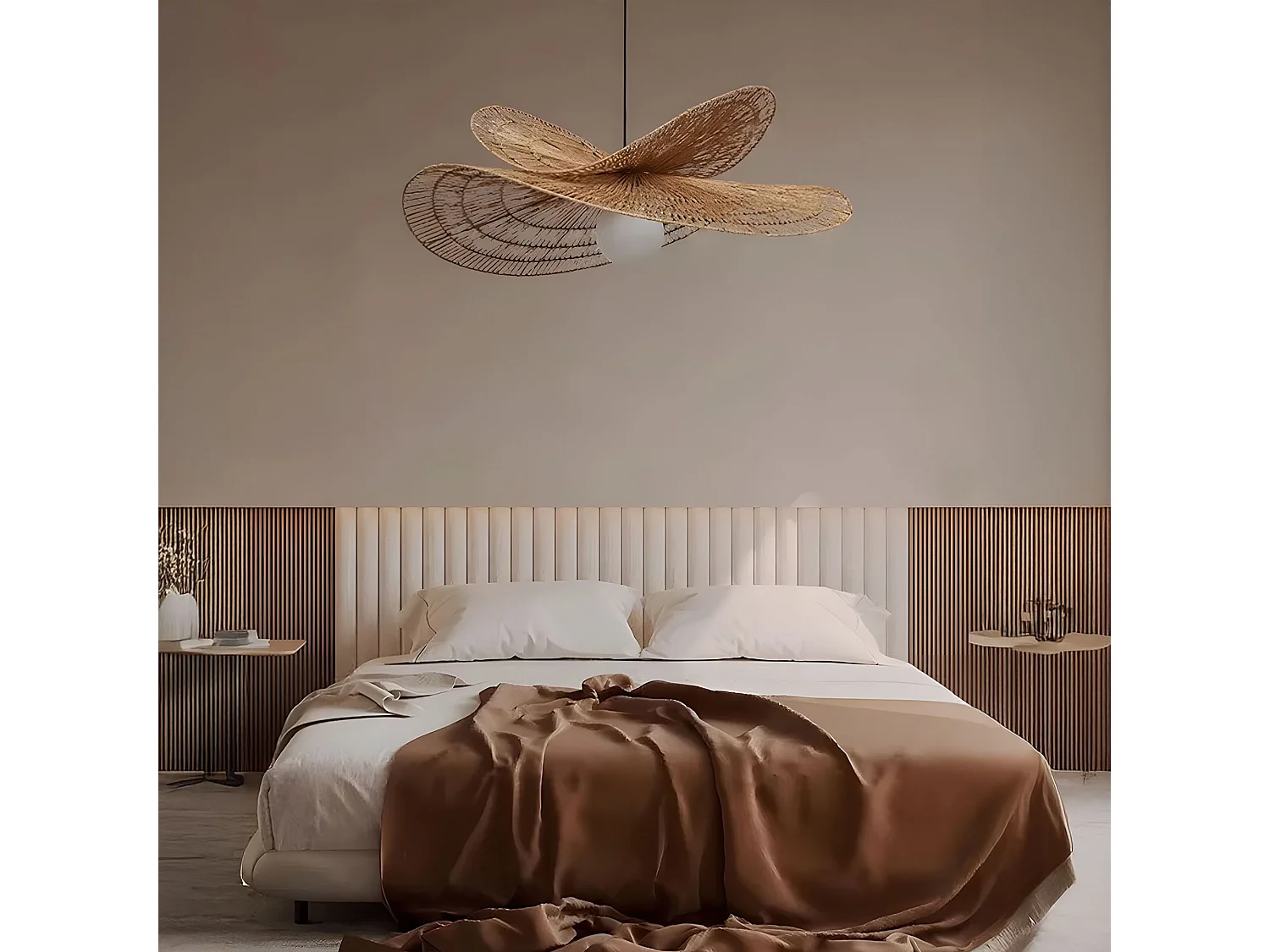 Hanglamp Toolight App1738-1Cp Beige 80Cm