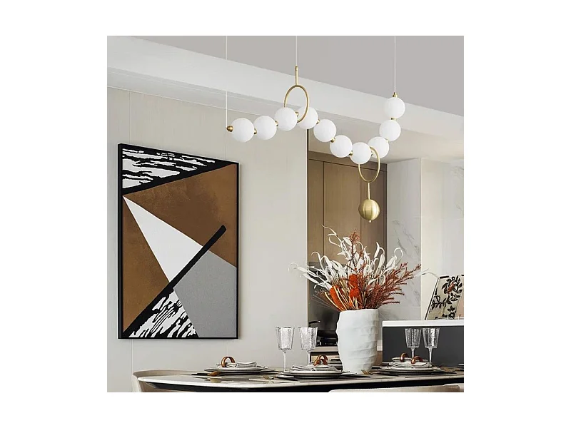 Lampe Suspendue Led Toolight App1444-10Cp Gold