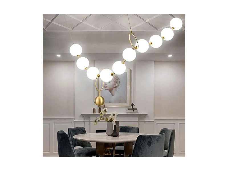 Lampe Suspendue Led Toolight App1444-10Cp Gold