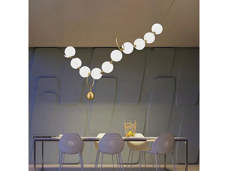 Lampe Suspendue Led Toolight App1444-10Cp Gold