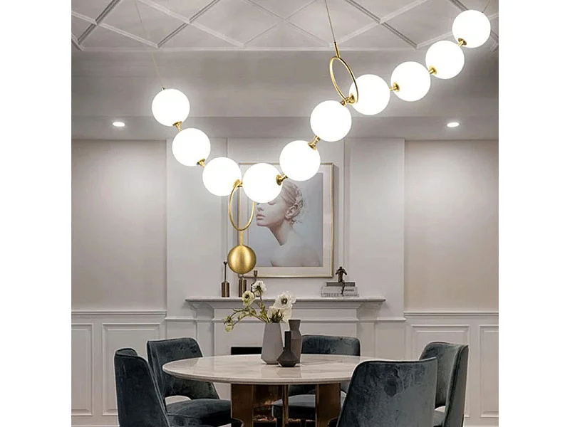 Lampe Suspendue Led Toolight App1444-10Cp Gold