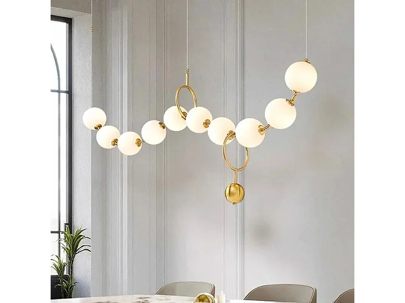 Lampe Suspendue Led Toolight App1444-10Cp Gold