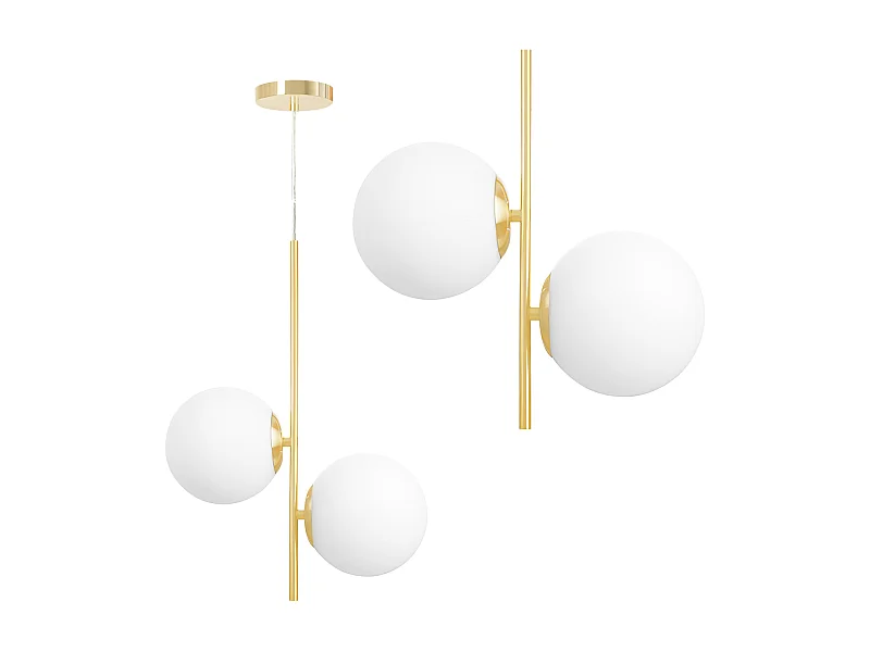 Hängelampe Toolight G118-2Cp Gold White