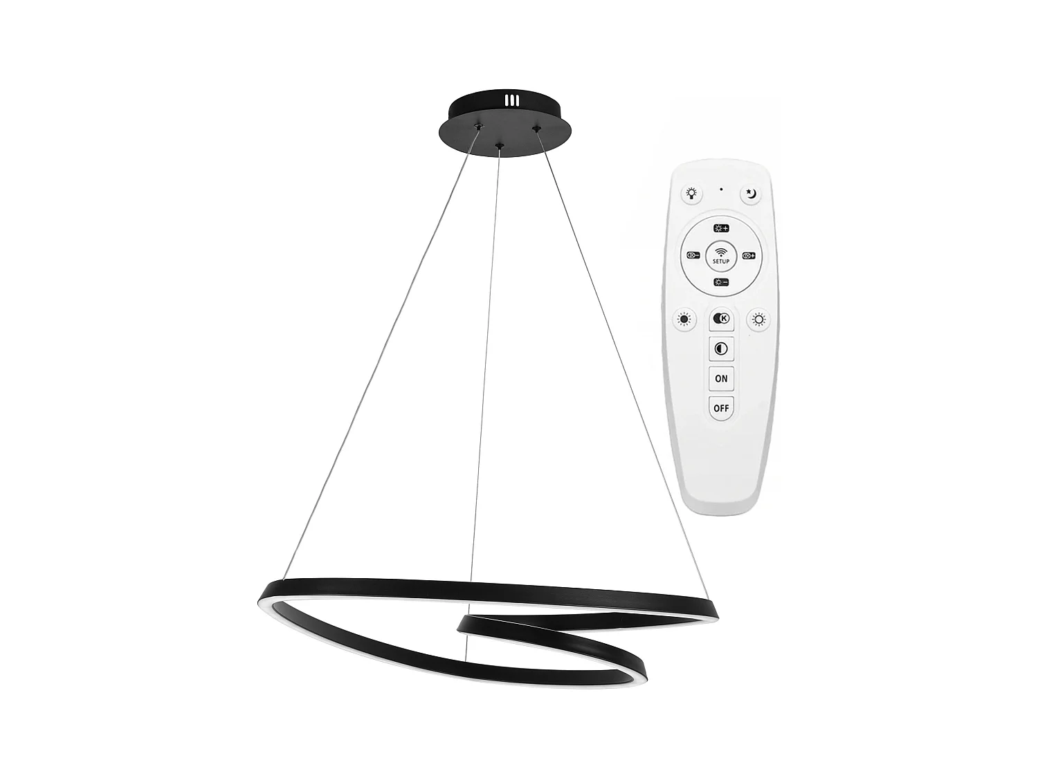 Lampe Suspendue Toolight App796-Cp Black