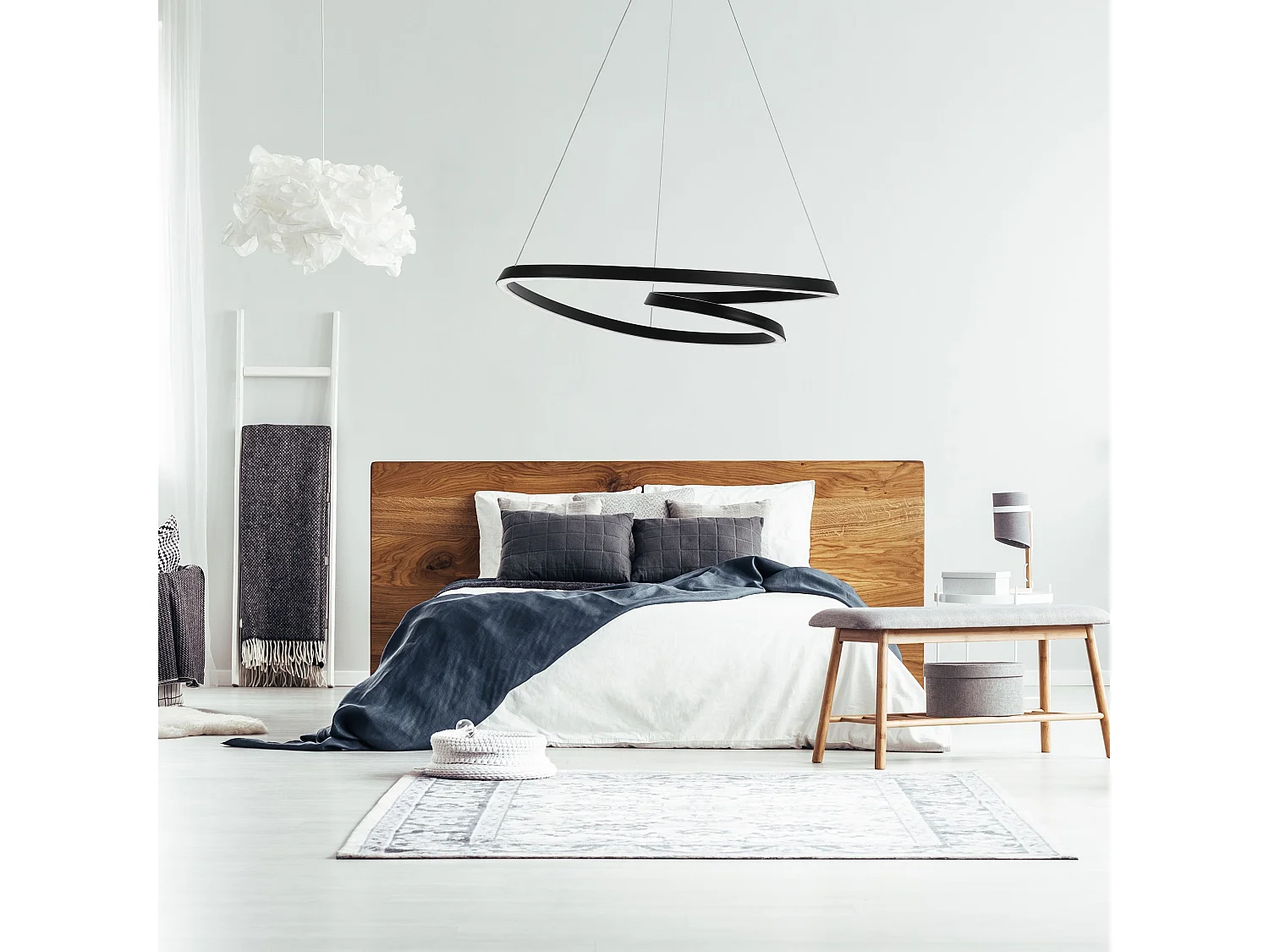 Lampe Suspendue Toolight App796-Cp Black