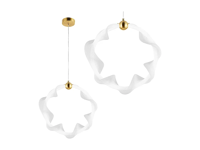 Hängelampe Led Toolight G014-1Cp White Gold