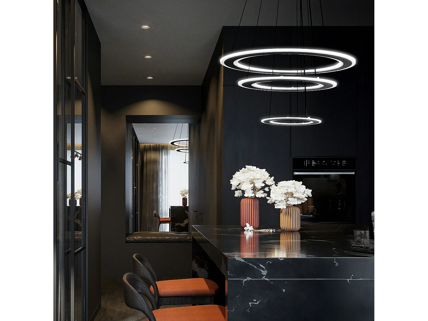 Lampada Led Toolight G040-3Cp Black