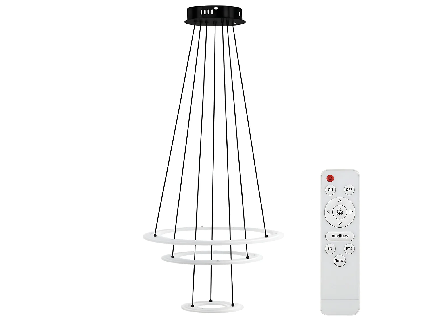 Toolight G040-3CP LED pendellampa + fjärrkontroll