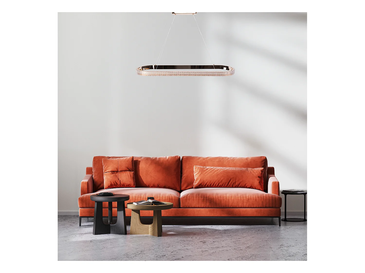 Lampe Suspendue Led Toolight App1751-Cp Gold 90