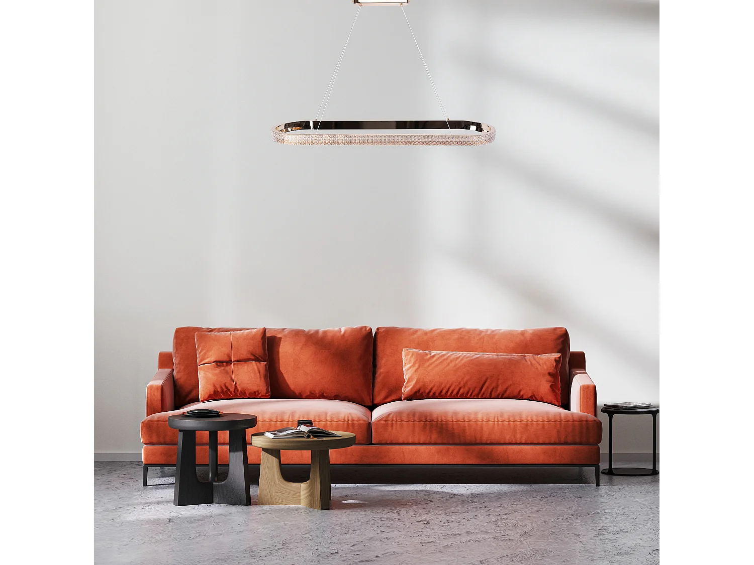 Lampe Suspendue Led Toolight App1751-Cp Gold 90