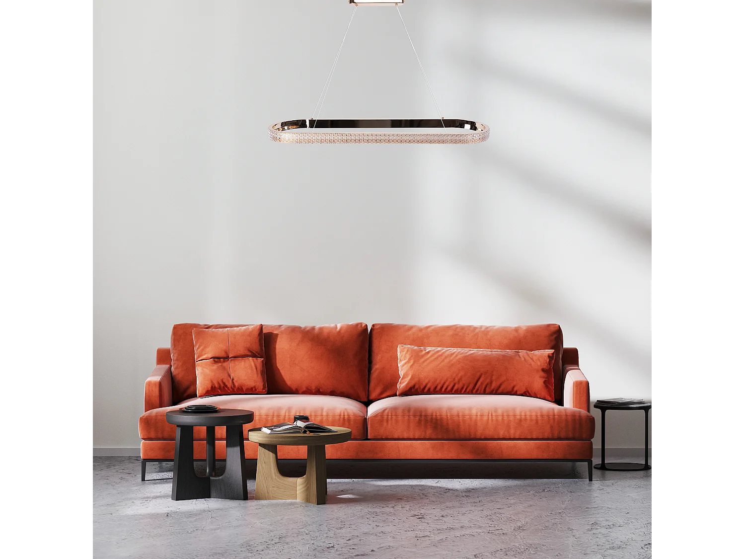 Lampe Suspendue Led Toolight App1751-Cp Gold 90