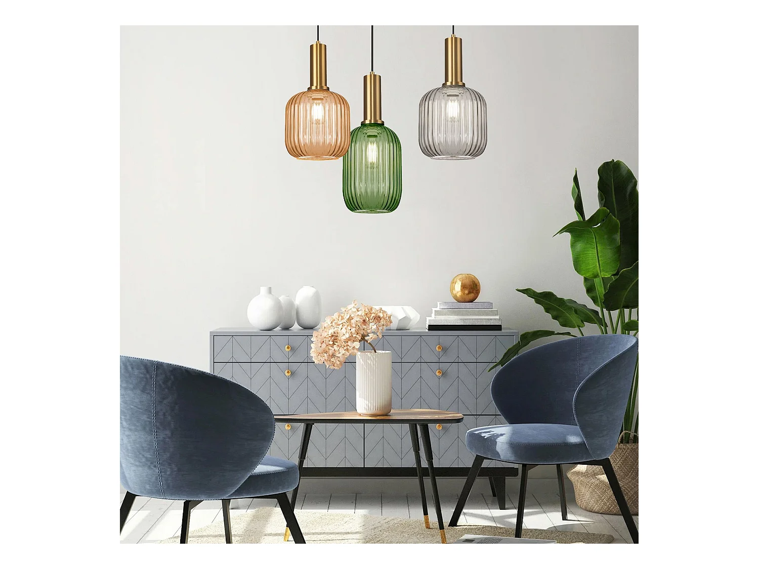 Lampe Suspendue Toolight App462-1Cp Green