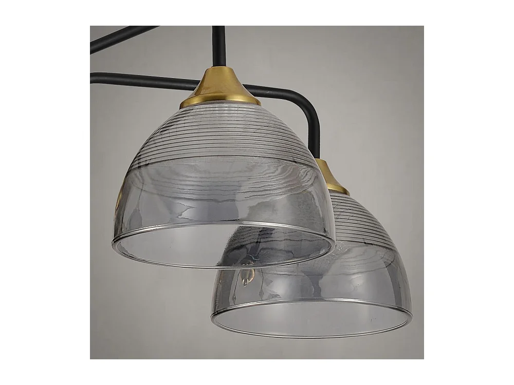 Lampe Suspendue Toolight G085-5C Black Grey